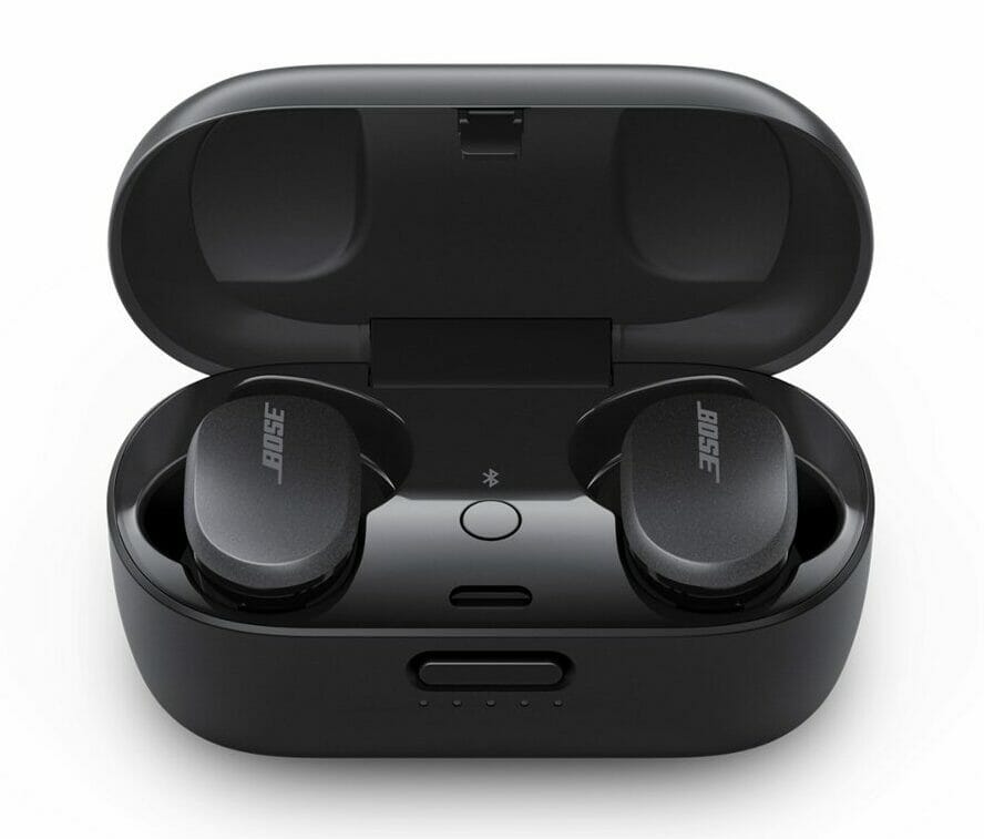 Bose Quiet Comfort buds in case