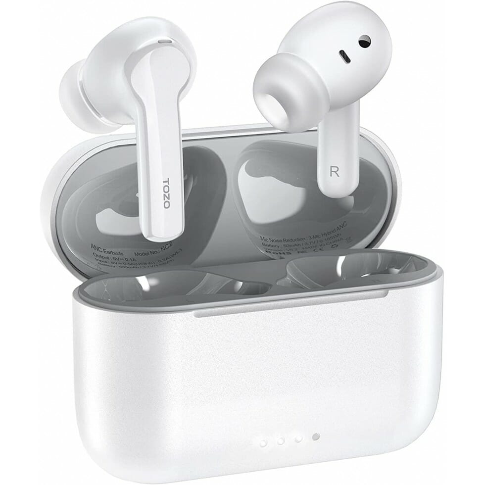 White NC2s just outside of case