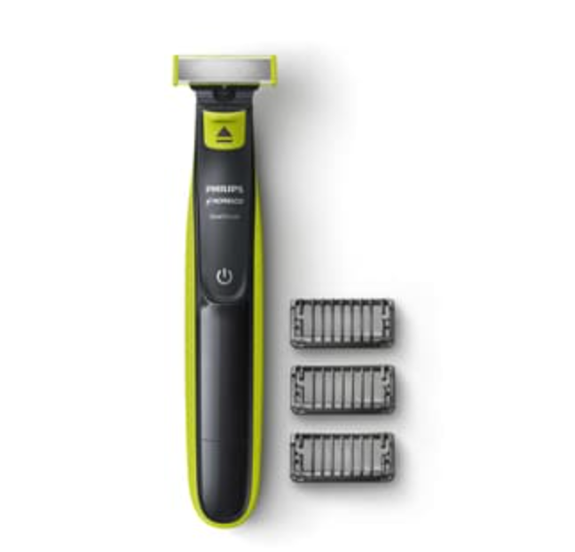 The one blade with 3 attachments