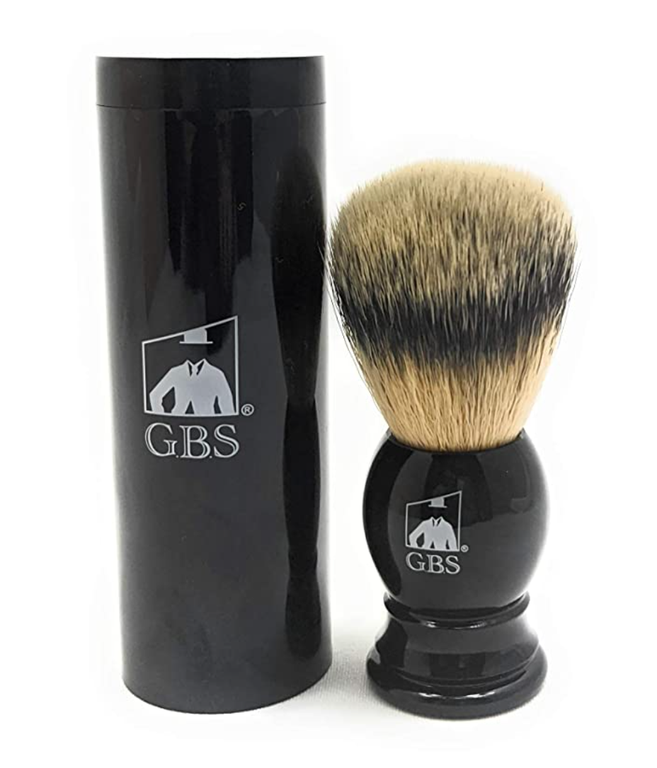 A shaving brush that is vegan by GBS