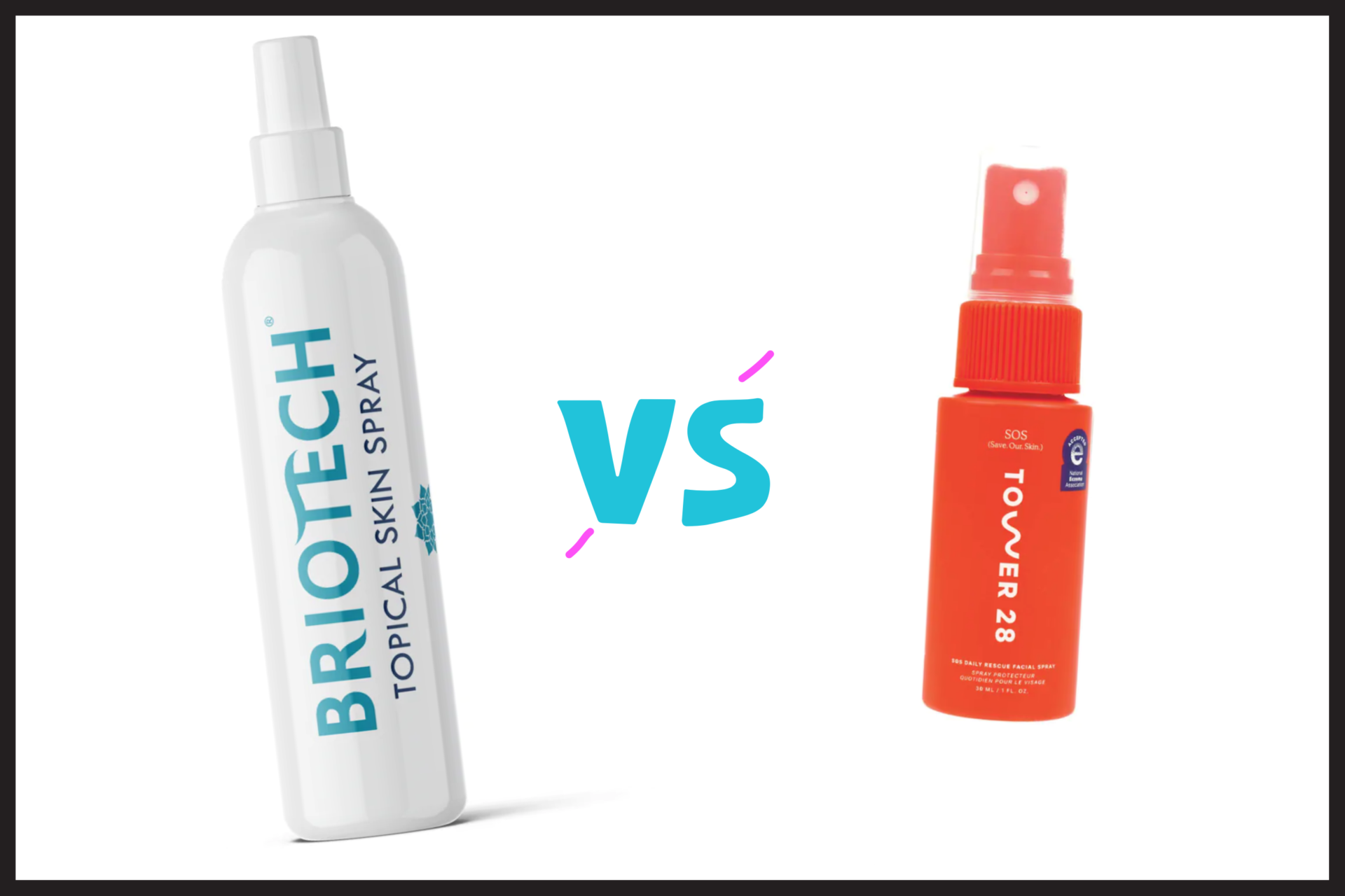 Briotech vs Tower 28 SOS spray