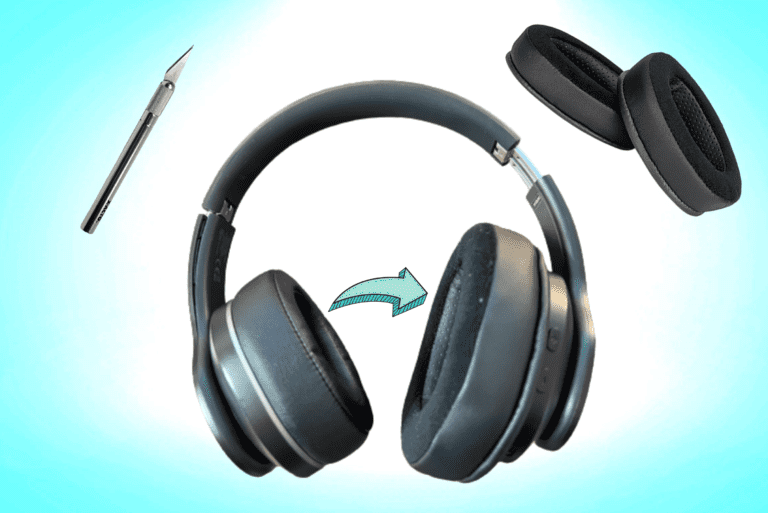 Cover photo showing headphones supplies and tools